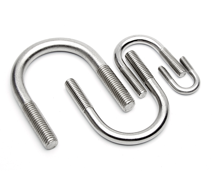 U型螺栓 不锈钢304 A2-70 本色 粗牙 M10-60 1个