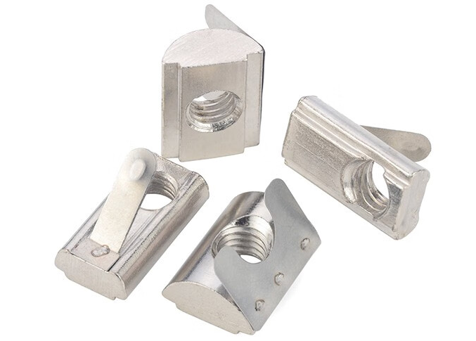 国标铝型材弹片螺母碳钢镀镍