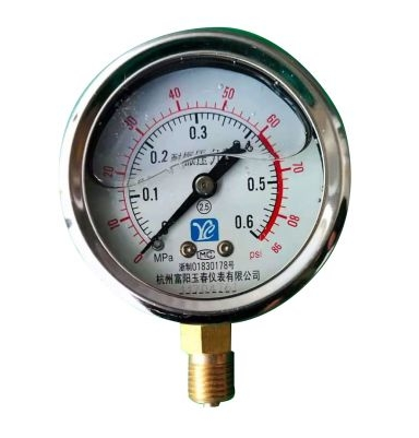 耐震压力表 0.6MPa