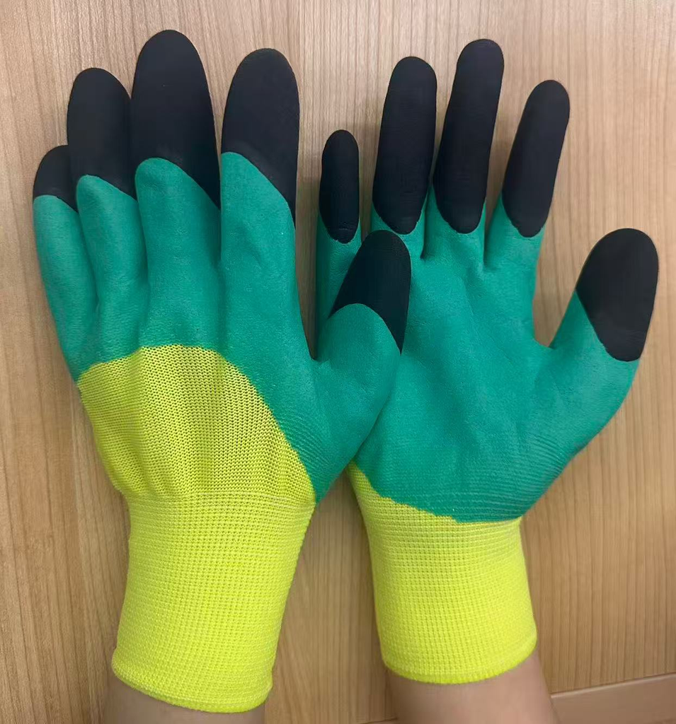 乳胶发泡涂层手套