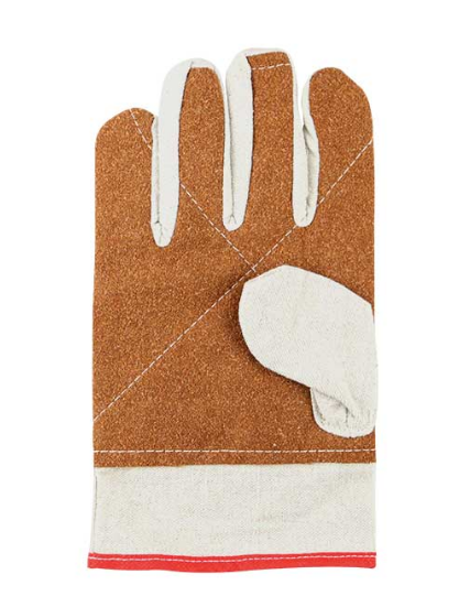 帆布加皮手套