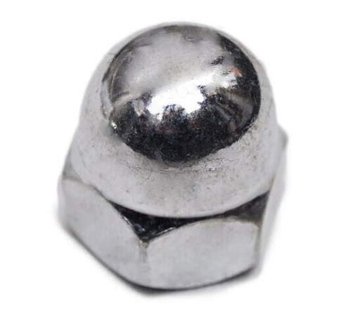 GB923六角盖形螺母不锈钢304A2-70本色