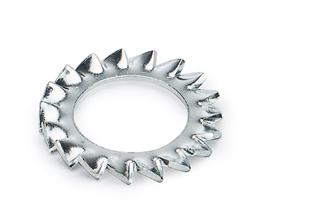 DIN6798V 锥形锯齿垫圈 不锈钢304 A2-70 本色