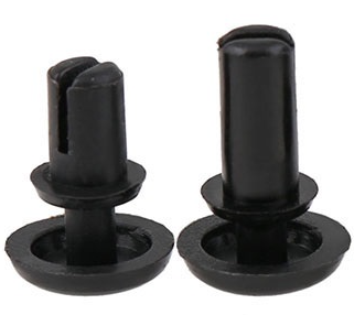 厂标 尼龙铆钉 尼龙PA66 黑色